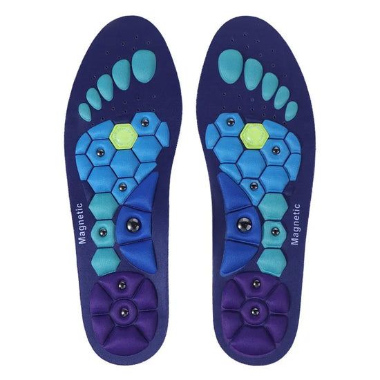 Relaxation Foot Acupressure Massage Insole Promote Blood Circulation Creativity Magnetic Massage Shoe Soles Comfortable EVA