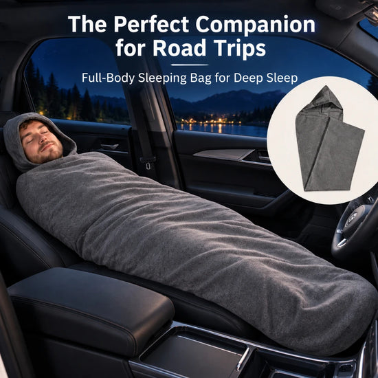 Sleep Pod Set for Deep Sleep - Soft Warm Fabric Wearable Cozy Slumber Wrap Sleeping Bag for Home Lounging Camping & Travel