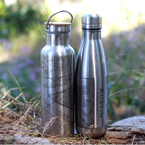 St. Louis - Missouri Map Insulated Bottle