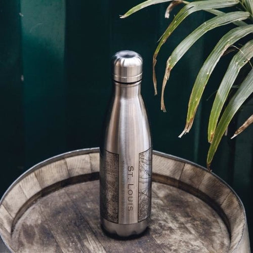 St. Louis - Missouri Map Insulated Bottle