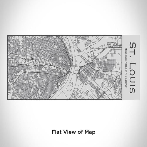St. Louis - Missouri Map Insulated Bottle